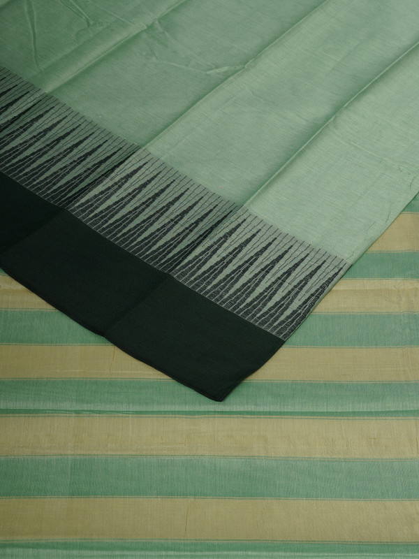 Pista Green Cotton Handloom Narayanpet Saree